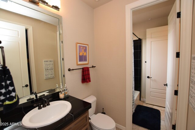 9842 E Celtic Dr, Scottsdale, AZ 85260 - bathroom with vanity and toilet