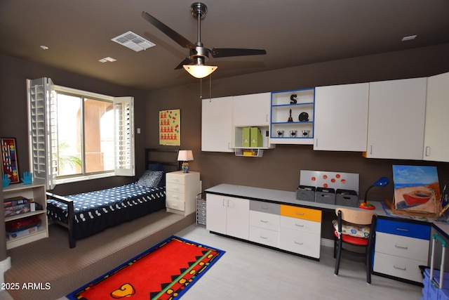 9842 E Celtic Dr, Scottsdale, AZ 85260 - rec room with a ceiling fan