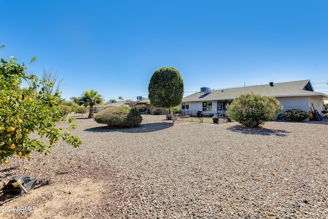 view of front of home