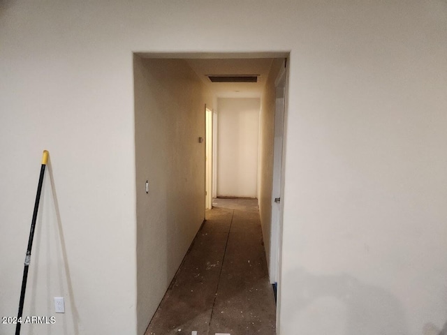 corridor with visible vents