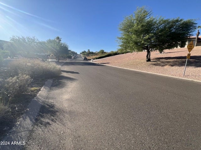 15230 N Blackbird Dr, Fountain Hills, AZ 85268 - view of asphalt road with traffic signs