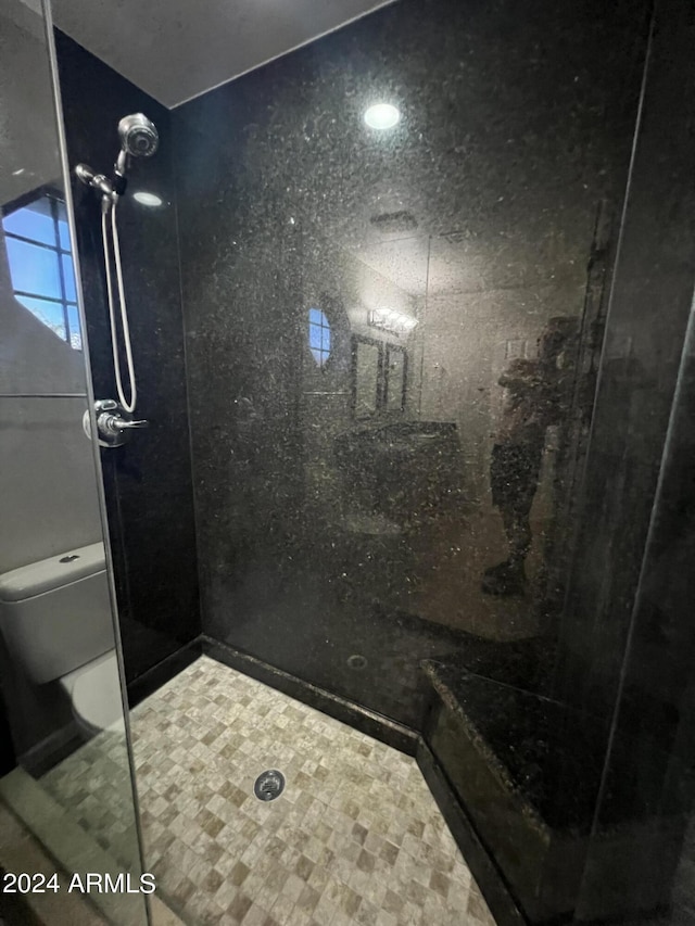 15230 N Blackbird Dr, Fountain Hills, AZ 85268 - bathroom featuring toilet and a stall shower