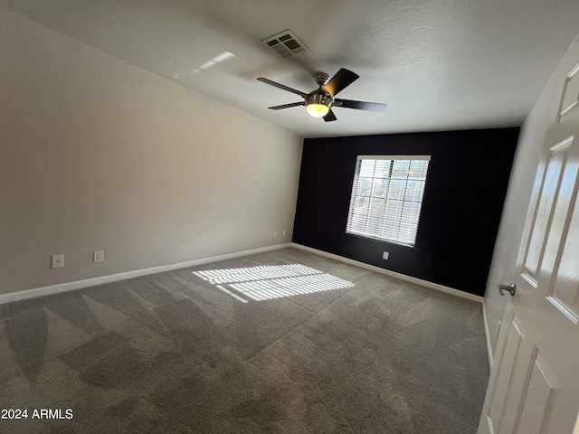 15230 N Blackbird Dr, Fountain Hills, AZ 85268 - carpeted spare room featuring baseboards and a ceiling fan