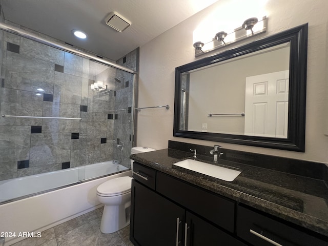 15230 N Blackbird Dr, Fountain Hills, AZ 85268 - full bath featuring toilet, vanity, and combined bath / shower with glass door