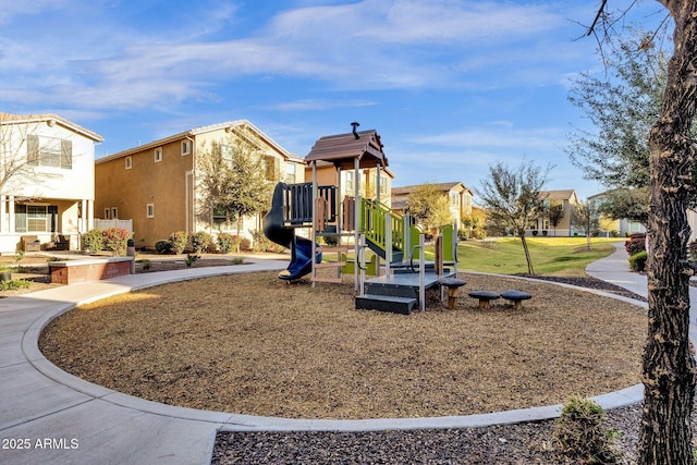 view of communal playground