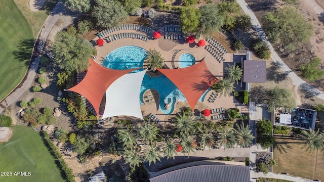 12903 W Brookhart Way, Peoria, AZ 85383 - drone / aerial view of a pool area