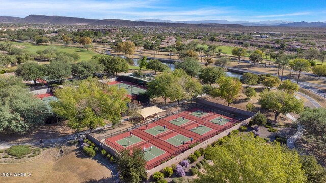12903 W Brookhart Way, Peoria, AZ 85383 - aerial view of a water and mountain view