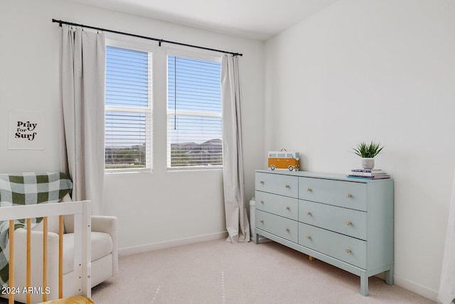 5650 S Feliz, Mesa, AZ 85212 - bedroom featuring light colored carpet and a crib