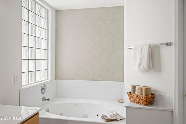 2243 E Cortez Dr, Gilbert, AZ 85234 - bathroom featuring a whirlpool tub and vanity