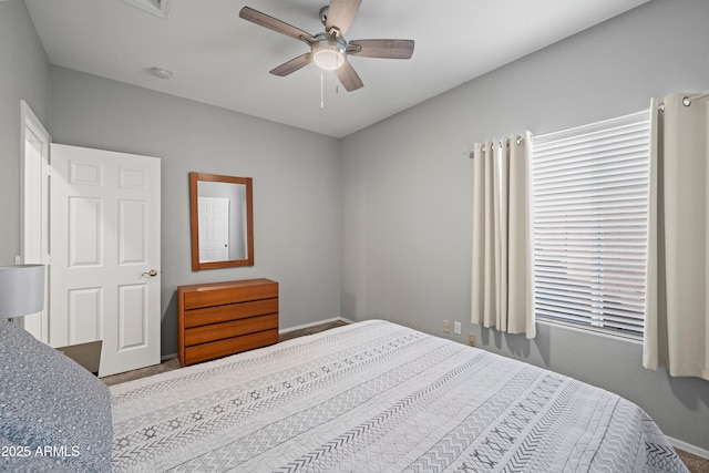 2243 E Cortez Dr, Gilbert, AZ 85234 - bedroom with baseboards and ceiling fan