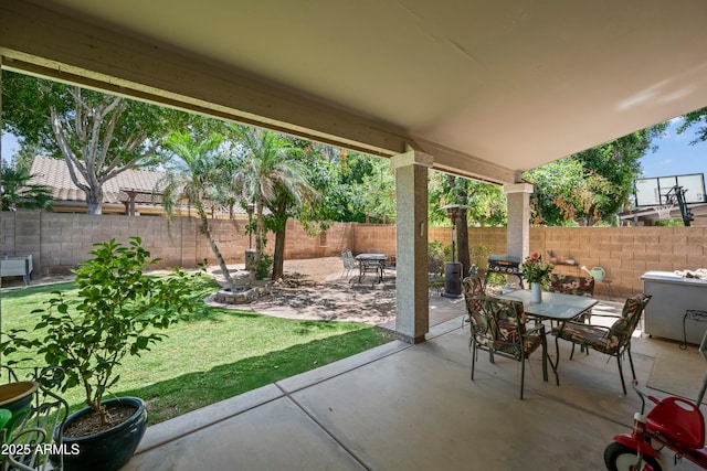 2243 E Cortez Dr, Gilbert, AZ 85234 - view of patio with outdoor dining space