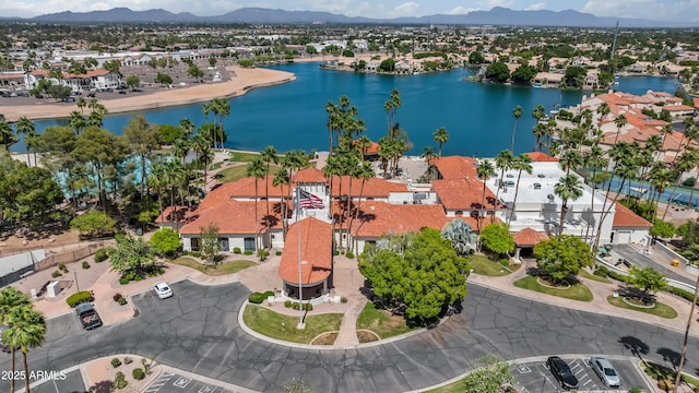 2243 E Cortez Dr, Gilbert, AZ 85234 - aerial perspective of suburban area featuring a water and mountain view