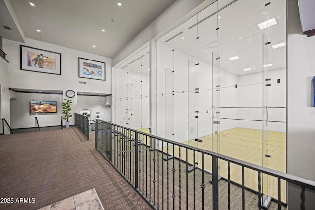 2243 E Cortez Dr, Gilbert, AZ 85234 - corridor with carpet floors and recessed lighting