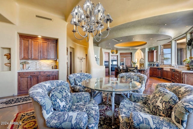 dining area featuring light hardwood / wood-style floors