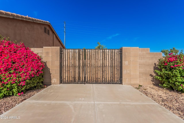 view of gate