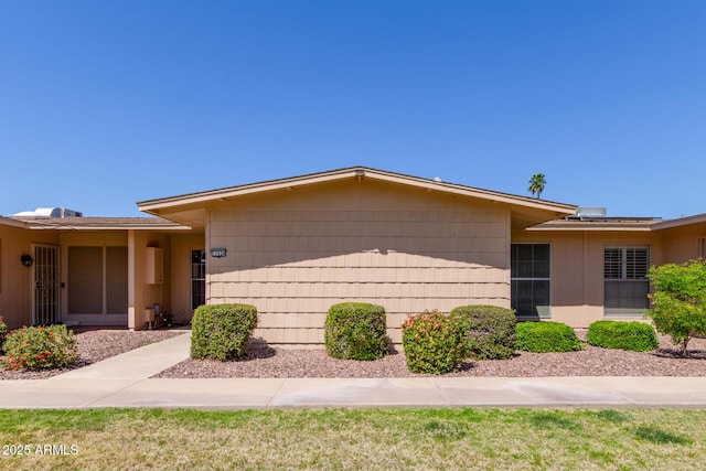 view of ranch-style home