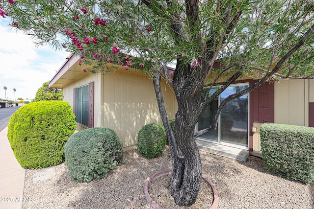 view of side of property
