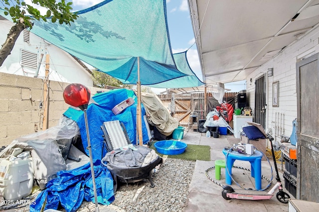 2223 E Roosevelt St, Phoenix, AZ 85006 - exterior space featuring a fenced backyard and a fire pit