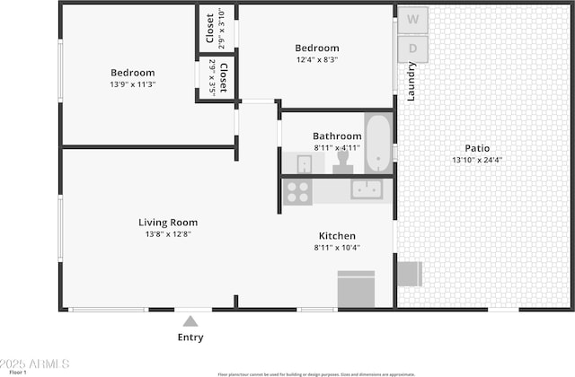 2223 E Roosevelt St, Phoenix, AZ 85006 - plan