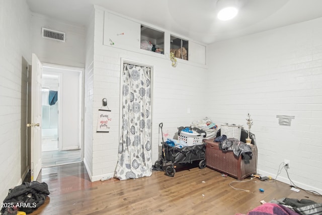 2223 E Roosevelt St, Phoenix, AZ 85006 - interior space with visible vents and wood finished floors