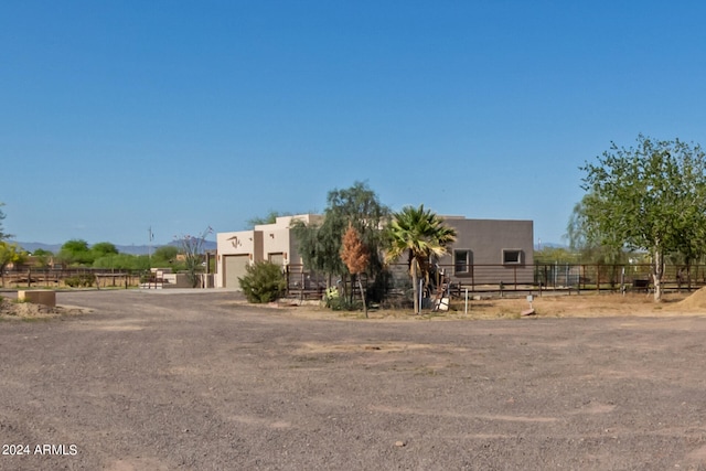 view of pueblo-style house