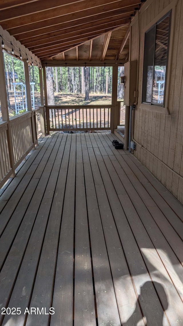 2425 Tall Trees Loop, Forest Lakes, AZ 85931 - view of deck
