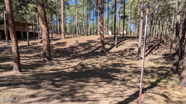 2425 Tall Trees Loop, Forest Lakes, AZ 85931 - view of yard with a wooden deck
