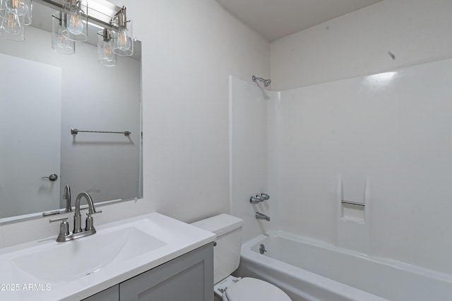 2440 N 22nd Ave, Phoenix, AZ 85009 - bathroom featuring vanity,  shower combination, and toilet