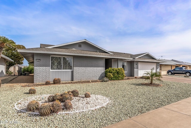 ranch-style house with a garage