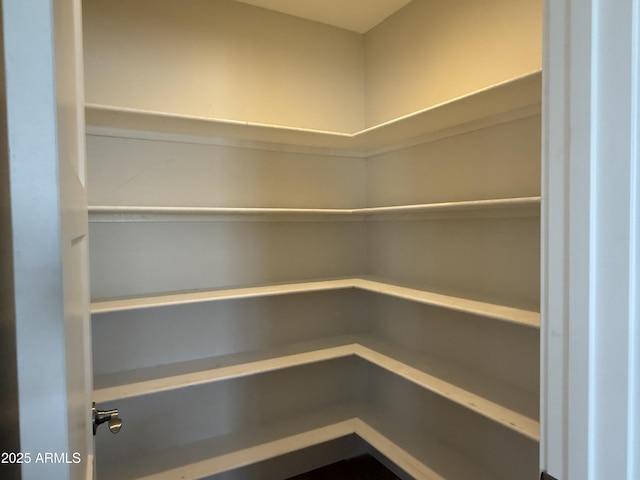 view of pantry