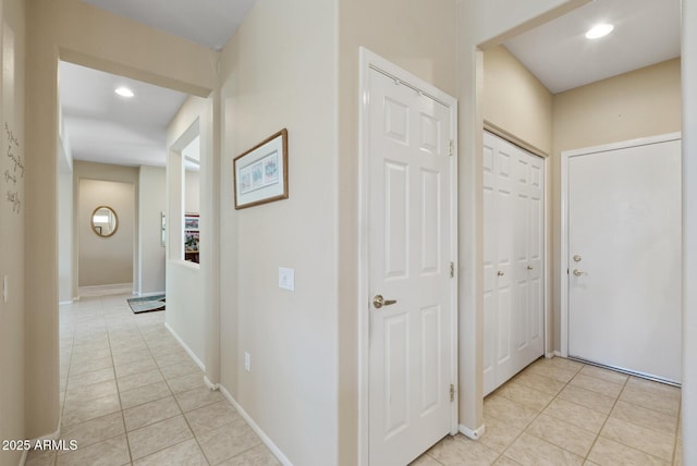 20394 N Coronado Way, Surprise, AZ 85374 - corridor with light tile patterned floors and recessed lighting