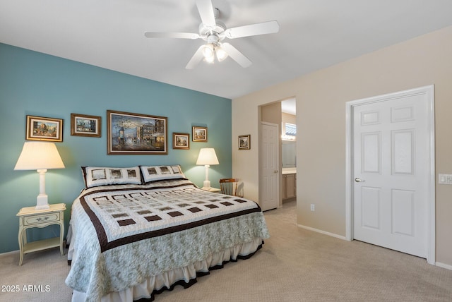 20394 N Coronado Way, Surprise, AZ 85374 - bedroom with carpet flooring and a ceiling fan