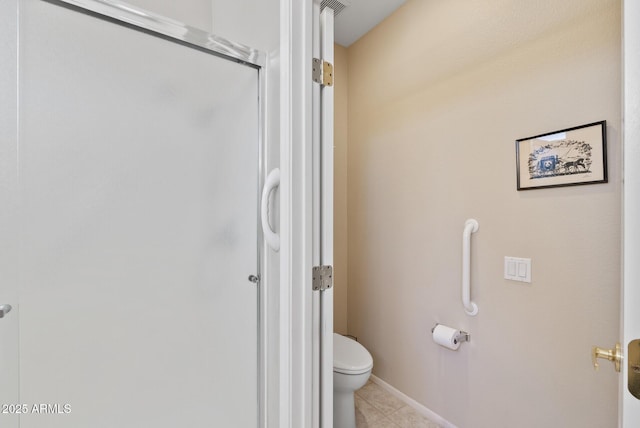 20394 N Coronado Way, Surprise, AZ 85374 - bathroom with a shower stall and tile patterned floors