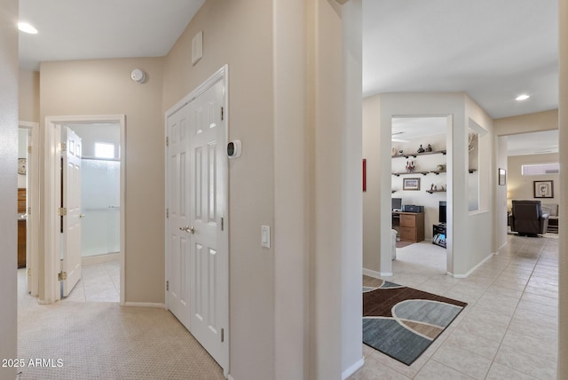 20394 N Coronado Way, Surprise, AZ 85374 - corridor featuring light tile patterned floors and recessed lighting