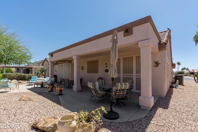 20394 N Coronado Way, Surprise, AZ 85374 - back of property with stucco siding and a patio area