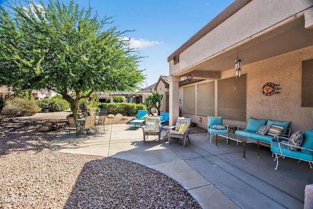 20394 N Coronado Way, Surprise, AZ 85374 - view of patio / terrace featuring an outdoor living space