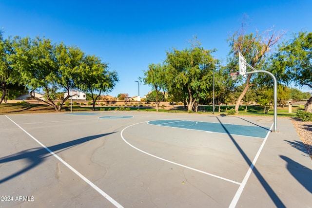 view of sport court