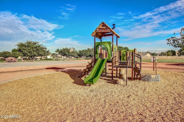 view of community playground