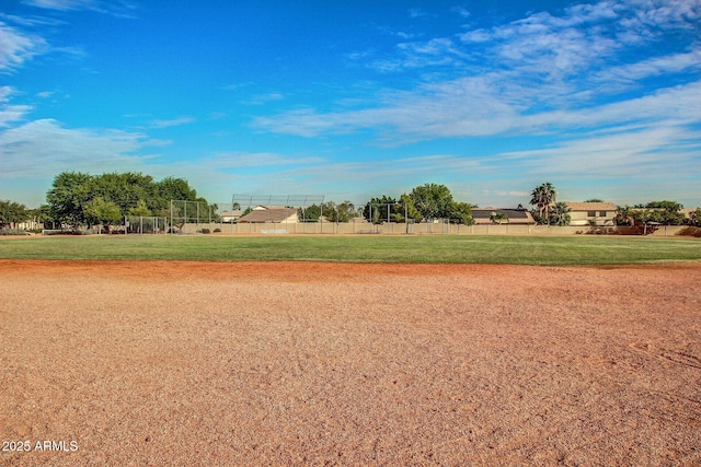 surrounding community with a lawn