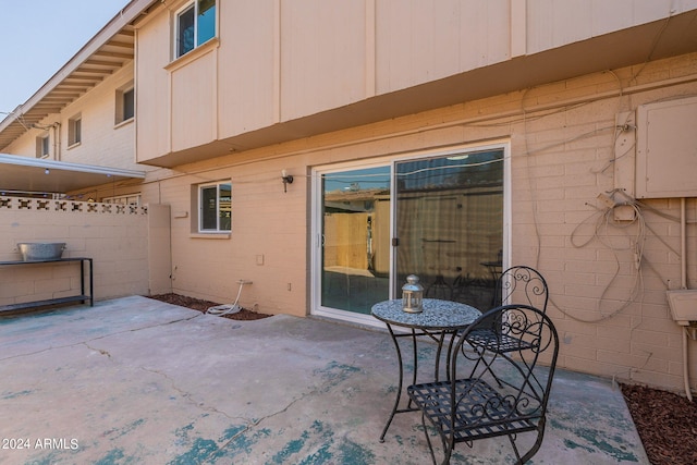 view of patio / terrace