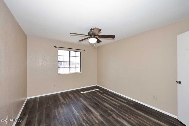 bathroom featuring walk in shower, vanity, ceiling fan, tile patterned flooring, and toilet