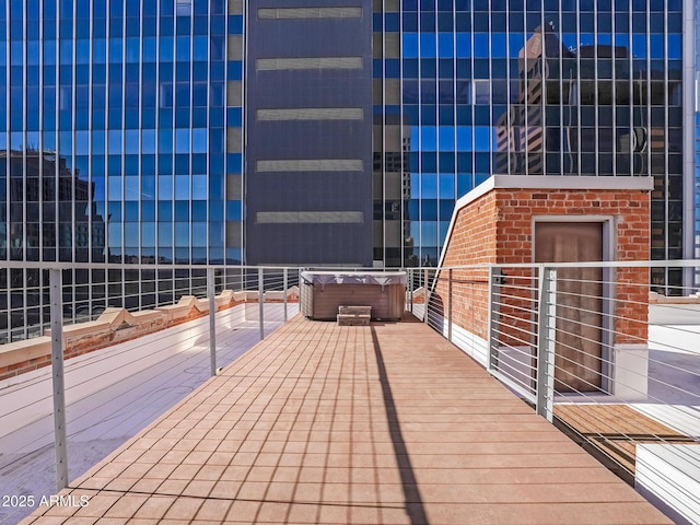 114 W Adams St Ph, Ph, Phoenix, AZ 85003 - deck with a hot tub