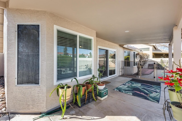 view of patio