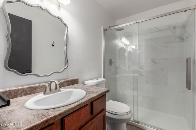 6902 W Devonshire Ave Unit 1280, Phoenix, AZ 85033 - full bathroom with toilet, a marble finish shower, and vanity