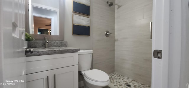 329 W Fairhaven Rd, Kearny, AZ 85137 - full bath featuring a tile shower, vanity, and toilet