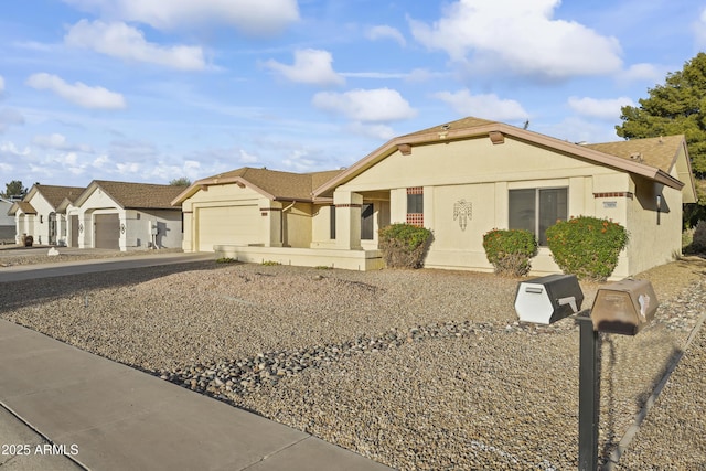 ranch-style house with a garage