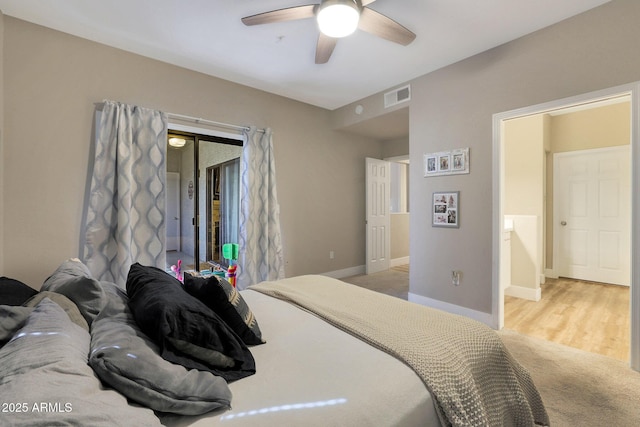 15050 N Thompson Peak Pkwy Unit 2072, Scottsdale, AZ 85260 - bedroom with baseboards, ceiling fan, and carpet floors