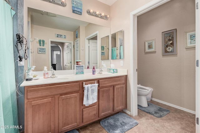 14575 W Mountain View Blvd Unit 12309, Surprise, AZ 85374 - full bathroom featuring double vanity and toilet