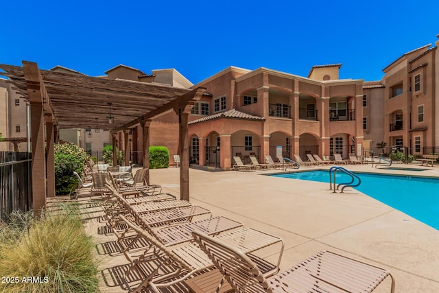 14575 W Mountain View Blvd Unit 12309, Surprise, AZ 85374 - community pool featuring a patio area and a pergola