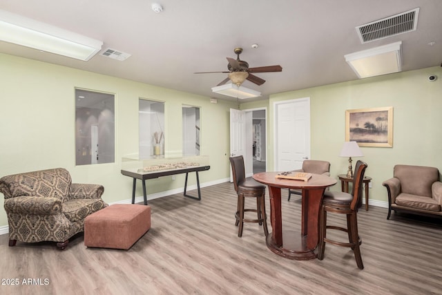 14575 W Mountain View Blvd Unit 12309, Surprise, AZ 85374 - dining area featuring wood finished floors and a ceiling fan